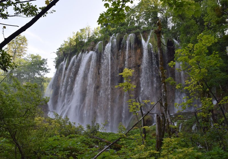 The Great Waterfall at Plitvice Lakes
